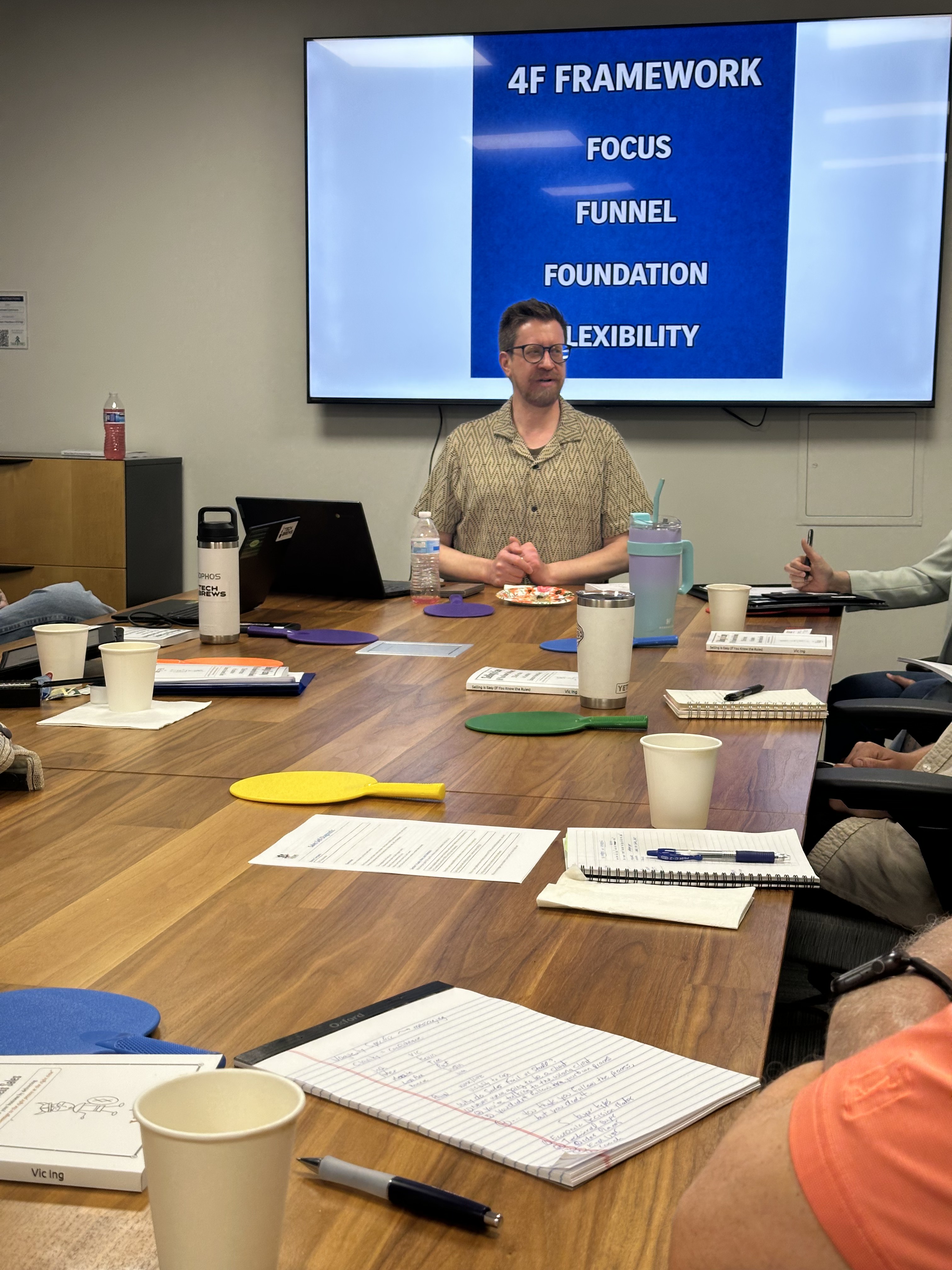 Vic Ing facilitating a 4FSOS workshop